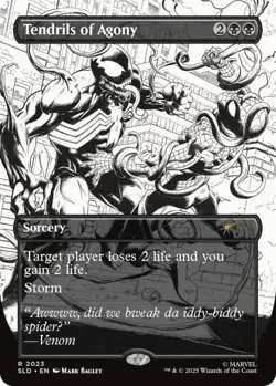 Foil VENOM UNLEASHED (Inks) Marvel's Spider-Man Secret Lair Drop SLD MTG PRESALE - Image 2
