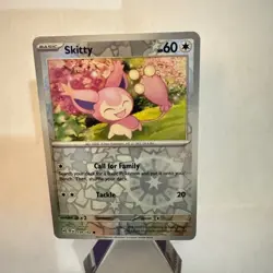 Skitty 130/162 Common Temporal Forces Pokemon Reverse Holo Near Mint - Image 1