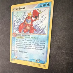 Crawdaunt EX Dragon Holo 3/97 - Image 3