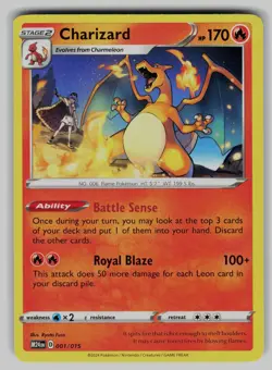 Charizard 001/015 Promo McDonald's Promos 2024 Pokemon Near Mint - Image 1