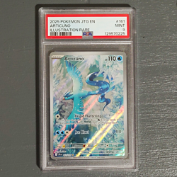 PSA 9 Pokemon TCG Articuno 161/159 Journey Together IR Holo EN 2025 - Image 1
