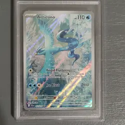 PSA 9 Pokemon TCG Articuno 161/159 Journey Together IR Holo EN 2025 - Image 2