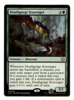 MTG - #236 Deathgorge Scavenger - Commander: The Lost Caverns of Ixalan - Image 1