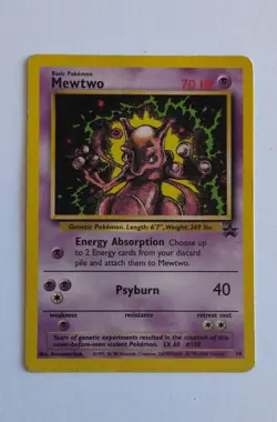Pokemon TCG Mewtwo 14/53 Wotc Promo Regular - Image 1