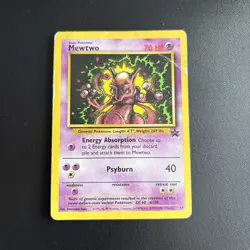 Pokemon TCG - Vintage - Mewtwo 14/53 WOTC Black Star Promo Movie VHS Card - HP - Image 1