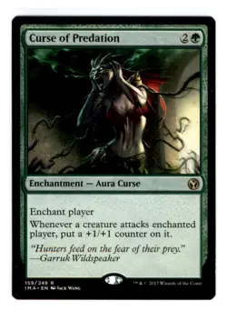 MTG - #159 Curse of Predation - Iconic Masters - Image 1