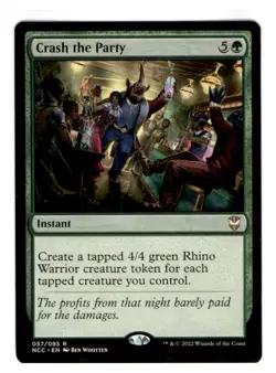 MTG - #57 Crash the Party - Commander: Streets of New Capenna - Image 1