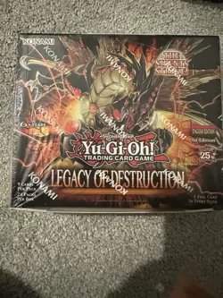 Yu-Gi-Oh! Legacy Of Destruction Booster Box 24 Packs 1st Edition - Sealed - Image 1