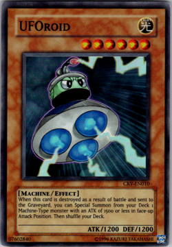 Yugioh UFOroid CRV-EN010 Super Rare LP-NM - Image 1