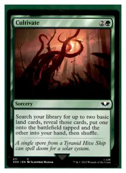 MTG - #211 Cultivate - Universes Beyond: Warhammer 40,000 - Image 1