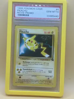 1999 Pokemon Game Pikachu Movie Promo #4 PSA 10 - Image 1