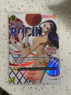 Nico Robin One Piece card game ROUND 1 Promo EB03-054 English - Image 1