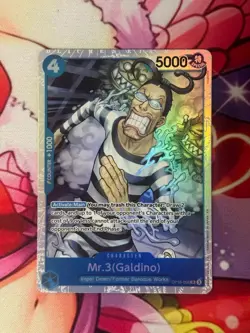 One Piece TCG Mr. 3(Galdino) OP16-056 SR! - Image 1