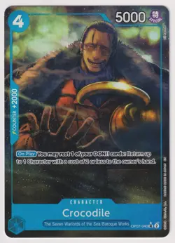 Crocodile OP07-040 PRB02 V2 Alt Art NM One Piece TCG English - Image 1