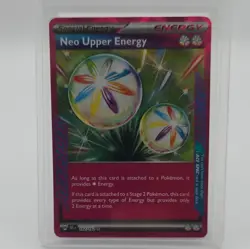 Pokemon TCG Neo Upper Energy 162/162 SV05 Temporal Forces Ace Spec Holo EN 2024 - Image 1