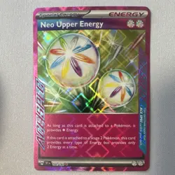 Pokemon TCG Neo Upper Energy 162/162 SV05 Temporal Forces ACE SPEC Holo Eng - Image 1