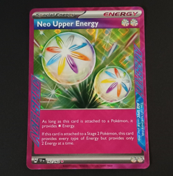 Pokemon TCG Neo Upper Energy 162/162 SV05 Temporal Forces ACE SPEC Holo Eng - Image 1