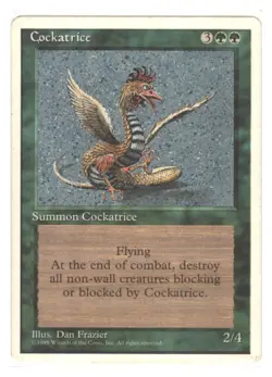 MTG - # Cockatrice - Fourth Edition - Image 1