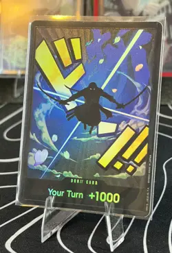 One Piece TCG DON!! Card Zoro FOIL PRB-01 English Edition NM - Image 1