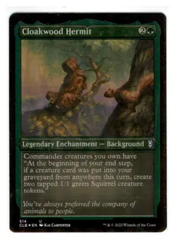 MTG - #514 Cloakwood Hermit (Foil Etched) - CLB - Image 1