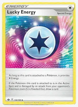 Lucky Energy 158/198 Uncommon Chilling Reign Pokemon Card NM-Mint - Image 1