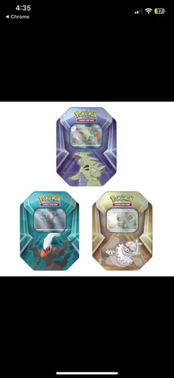 Pokemon TCG Triple Whammy Tin Set of 3 ✅ BRAND NEW & SEALED ✅ TRUSTED SELLER ✅ - Image 2