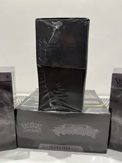 Pokemon TCG Mega Evolution Pitch Black Elite Trainer Box Lot of 4 Sealed ETB - Image 4