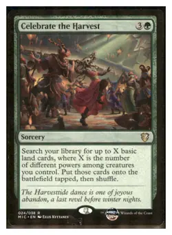 MTG - #24 Celebrate the Harvest - Commander: Innistrad: Midnight Hunt - Image 1