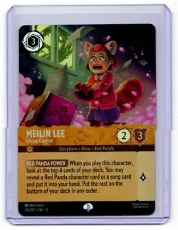 🔥New Disney Lorcana Set 13 ATTACK OF THE VINE Meilin Lee Epic #210/207🔥 - Image 1