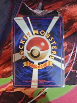 Trainer - Gambler Japanese Pokemon Card No Number 1996 NM - Image 2