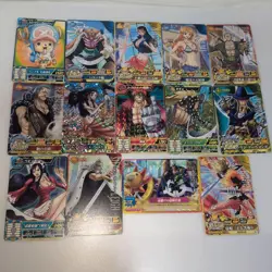 ONE PIECE Data Carddass ONE PIECE Characters 14 Card Lot Japanese Vintage - Image 1