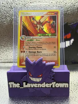 Pokemon TCG Blaziken 1/106 EX Emerald Stamped Reverse Holo Card MP - Image 1