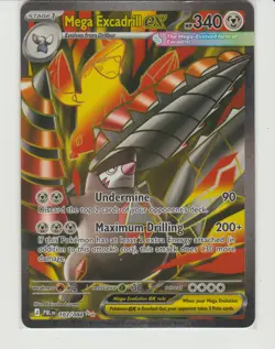 Mega Excadrill ex - Ultra Rare Pokemon Card PBL 103/084 - Image 1