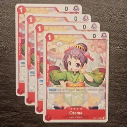OP01-006 Playset 4 x Otama English UC One Piece TCG Card Game - Image 1