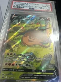 2022 Pokemon Charizard v Ultra Premium Collection PSA 10 Gem MT Card - Image 3