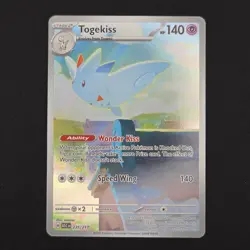 Pokemon TCG Card Togekiss 235/217 Ascended Heroes Illustration Rare Holo - NM - Image 1