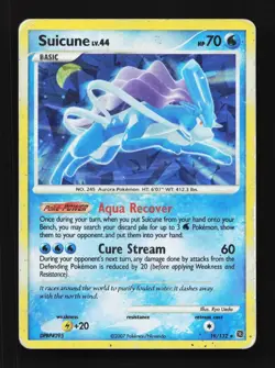 Suicune 19/132 HP Secret Wonders English Pokemon Card TCG - Image 1