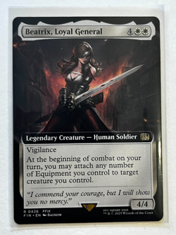 MTG – Final Fantasy – Beatrix, Loyal General Extended – Rare 0426 - Image 1