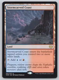 Stormcarved Coast Innistrad: Midnight Hunt MTG NM - Image 1