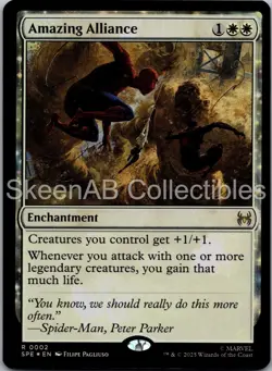 MTG SkeenAB Amazing Alliance FOIL from Marvel's Spider-Man: Eternal-Legal. NM. - Image 1