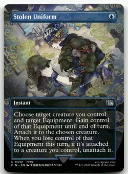 Stolen Uniform (Borderless) #332 (NM) Final Fantasy FIN Magic MTG - Image 1