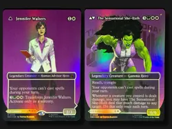 Jennifer Walters / She-Hulk Borderless FOIL Mythic 0355 Marvel Super Heroes MTG - Image 1