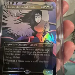 Liesa, Shroud of Dusk Rainbow Foil Secret Lair MTG CGC 10 Gem Mint Pop 1 🔥 - Image 4