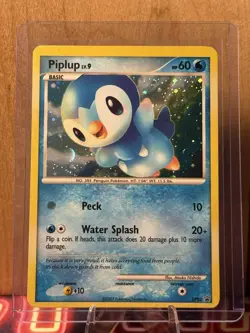 Pokemon! Piplup Promo DP03 Diamond and Pearl Holo - Image 2