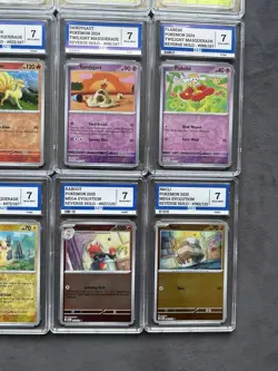 Pokemon Graded Bundle Lot Of 15 Slabs Reverse Holo Grade 7 Near Mint AEY - Image 4