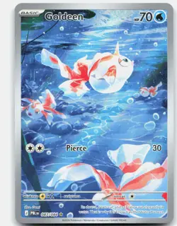 Goldeen 087/084 Illustration Rare Pitch Black Pokemon Holo Near Mint - Image 1