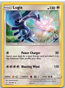 Lugia 131/181 Holo Rare Team Up Pokemon - Image 1