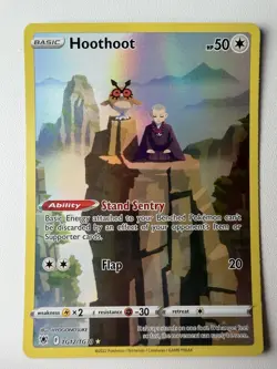 The Pokemon Company Pokemon TCG Hoothoot TG12/TG30 Astral Radiance Holo Eng - Image 1