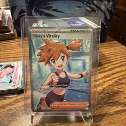 Pokemon TCG: Misty's Vitality 111/084 Ultra Rare - Pitch Black (NM) English - Image 1