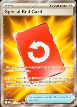 Special Red Card 113/086 Chaos Rising Ultra Rare NM English Pokemon TCG - Image 1